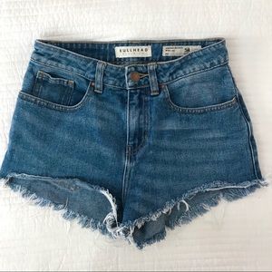 PacSun Bullhead high waisted jean shorts